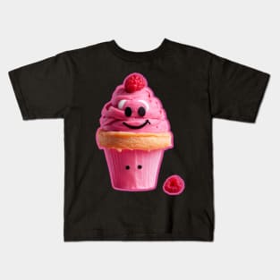 Raspberry Sorbet Happy Cartoon Anime character Kids T-Shirt